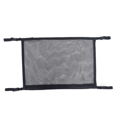 MAGICLULU Car Ceiling Storage Net Zipper Car Roof Mesh Bag for Organizing Clothes Pillows and Travel Essentials Easy to Install Black Color