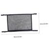 MAGICLULU Car Ceiling Storage Net Zipper Car Roof Mesh Bag for Organizing Clothes Pillows and Travel Essentials Easy to Install Black Color view 2
