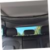 MAGICLULU Car Ceiling Storage Net Zipper Car Roof Mesh Bag for Organizing Clothes Pillows and Travel Essentials Easy to Install Black Color view 3
