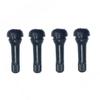 PRETYZOOM Set of 4 Tr414 Snap-in Rubber Valve Stems 15mm Diameter for Vehicle Tyres view 1
