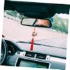 PRETYZOOM Modern Car Rear View Mirror Dragon Ornament Alloy Dragon Pendant Car Mirror Hanging Decor view 3