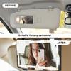 KHGUZ LED Sun Visor Vanity Mirror, Rechargeable 3 Modes 60 LEDs, White view 4