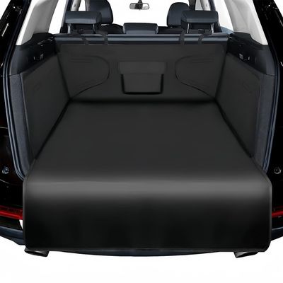 DUUIWE Cargo Liner for Dogs for VW ID.4 X 2021 2022 2023 2024, Non-Slip Waterproof Pet Cargo Cover Car Boot Protector Dog Trunk Cover Dog Cargo Liner(Black,132 * 104)