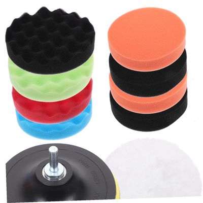 Car Polishing Pads Kit 5 Inch M14 Sponge Buffer Wheels