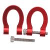 Amosfun 2pcs Aluminum Alloy Tow Hook for Model Cars Easy to Install Towing Shackle Trailer Hook for Crawler Trucks Functional Towing Accessory Versatile Compatibility Various Models view 1