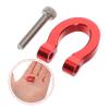 Amosfun 2pcs Aluminum Alloy Tow Hook for Model Cars Easy to Install Towing Shackle Trailer Hook for Crawler Trucks Functional Towing Accessory Versatile Compatibility Various Models view 3