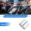 TUCKBOLD 127mm/5"OD Straight 6061 Aluminum Alloy Tube Intercooler Surface Polishing Air Intake Connection Hose Double Flat Head 100mm 3.9"(L) 1mm 0.04"(T) view 2