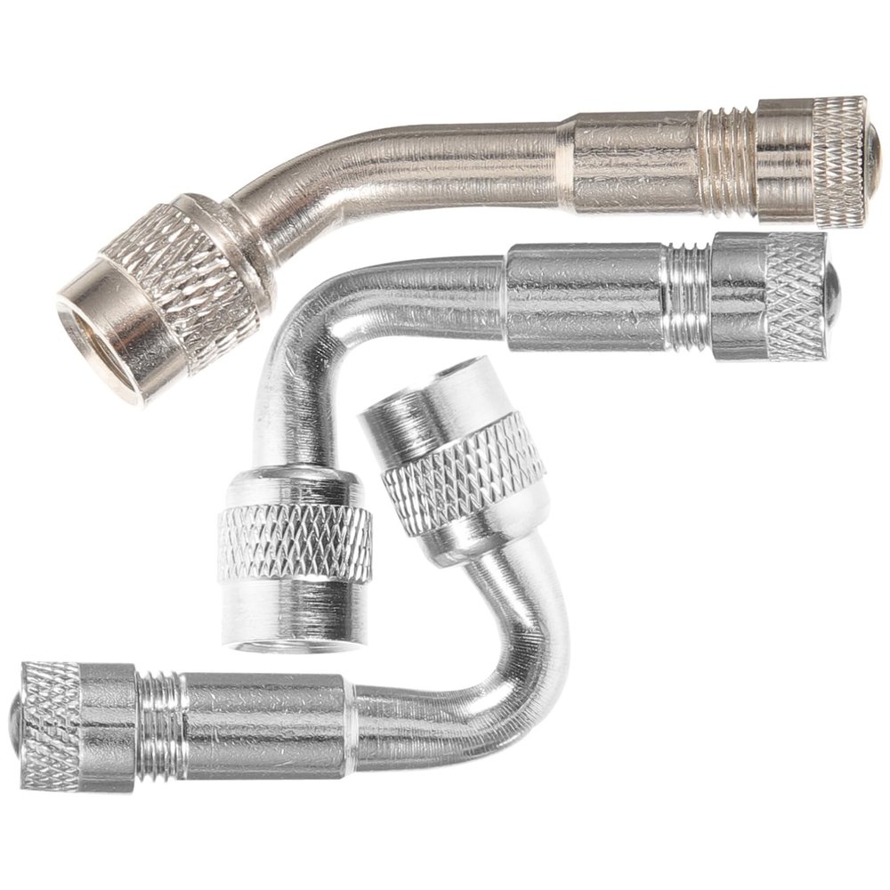 SOESFOUFU 3pcs Tire Valve Extension Adapters for Easy Air Filling Bend Valve Extender Rods for Car Rv Bike and Truck Maintenance
