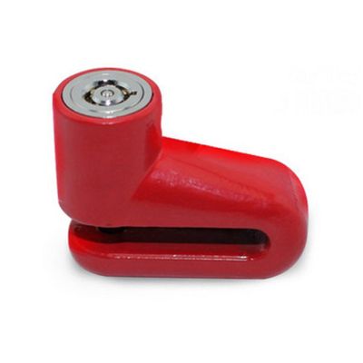 ABOOFAN Bike Lock Alarm Disc Brake Lock for Motorcycle Mini Size Stainless Steel Abs Security Wheel 2 Keys Random Color