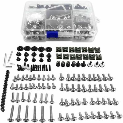 prebnhuyg Motorcycle Full Fairing Bolts Kit for Kawasaki Z1000 Z 1000 All Years Stainless Steel Clips Nut Bodywork Screws Tool Set Accessories