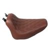 YDLMT Brown Front Driver Solo Seat Cushion Pillion Fit for Harley Softail Heritage Classic FLSTC Deluxe FLSTN EFI FLSTNI 2006-2017 view 3