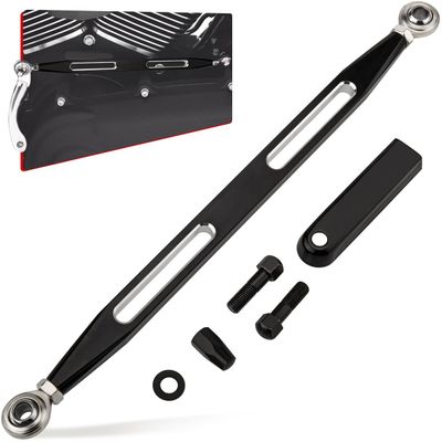HAZAWA Shift Linkage Rod Gear Shifter Lever Compatible for Harley Davidson Road King Touring Softail Dyna Street Glide 1986-2024 (Slot, Black)