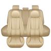 Cscevt Leather Seat Covers for Ford Utility Police Interceptor 2013-2021,Premium Car Seat Covers Full Set,Waterproof Car Seat Protectors with Airbag,Interior Cover Seats for Cars(Beige) view 1