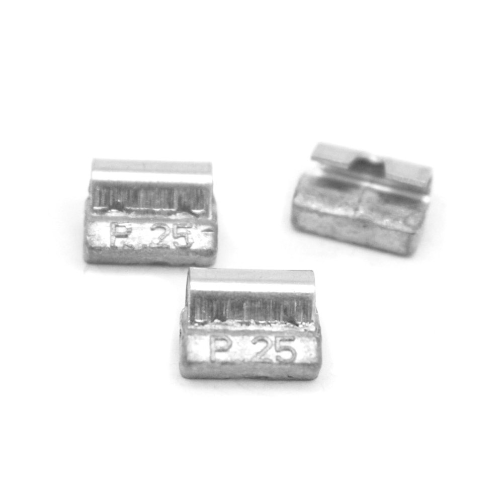 PARTWELL Wheel Weights Lead Clip on Tire Weights, P-Series 0.75 oz, 50 Pcs/Box, Accurate Tolerances, Suitable for Full-Size Pickups, SUVs, Vans, and Passenger Cars