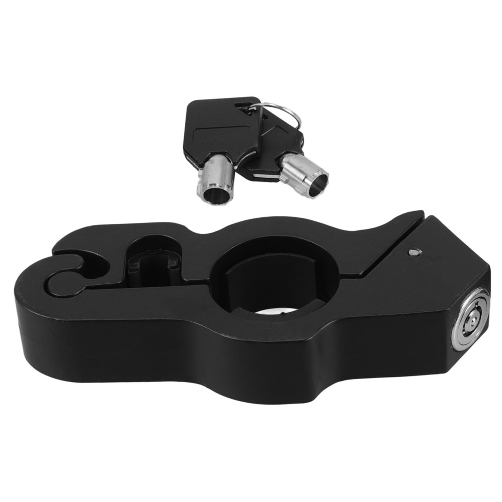 Hemobllo Motorcycle Handlebar Lock Heavy Duty Anti-Theft Lock Made of High-Strength Aluminium Alloy for Scooters Motorcycles and Atvs Durable Security for Your Vehicle