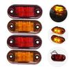 Vaguelly 4Pcs LED Marker Lights for Trucks Amber and Red Side Indicator Lights Easy Installation for Campers and Trailers view 4