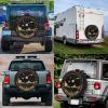 Universal 15" Spare Tire Cover Sun Ethnic Waterproof Tire Protector w/Elastic Lock, Wheel Cover for Jeep/RV/Camper/Truck/Trailer Fits 27.6-29.1" view 2