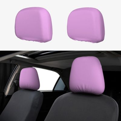 Custom Headrest Covers for Cars Plum,Personalized Headrest Covers 2 Pack for Car,Dustproof and Stain-Resistant,Suitable for Most VehiclesMaking Them a for Friends with New Cars