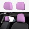 Custom Headrest Covers for Cars Plum,Personalized Headrest Covers 2 Pack for Car,Dustproof and Stain-Resistant,Suitable for Most VehiclesMaking Them a for Friends with New Cars view 1