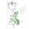 Secondary Belt Compatible with Land Rover Range Range Rover Sport 10-13 14-16 Range Rover 10-12 13-16 5.0L SC & 3.0L SC NEW LR011327 view 3