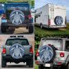 Universal 14" Spare Tire Cover Blue Turtle Waterproof Tire Protector w/Elastic Lock, Wheel Cover for Jeep/RV/Camper/Truck/Trailer Fits 25.6-27.2" view 2