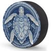 Universal 14" Spare Tire Cover Blue Turtle Waterproof Tire Protector w/Elastic Lock, Wheel Cover for Jeep/RV/Camper/Truck/Trailer Fits 25.6-27.2" view 3