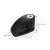 Ciieeo Motorcycle -Theft Disc Brake Lock Lightweight Wheel Lock with Key for Motorcycles and Scooters and User-Friendly Design view 2