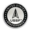 2 (Pieces) 3" and 5" United States Space Force Official Emblem Sticker, Waterproof Vinyl Decals for Many Purpose Like Cars, Trucks, Laptops, Phones, Windows and More view 1