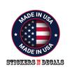 2 (Pieces) 3" and 5" United States Space Force Official Emblem Sticker, Waterproof Vinyl Decals for Many Purpose Like Cars, Trucks, Laptops, Phones, Windows and More view 3