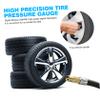 Luxshiny High-Precision Tire Pressure Gauge with Hose Use for Cars Bikes and Suvs Deflates Tires Reliable Pressure Tester to Prevent Flats view 2