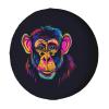 Foruidea Funny Funky Monkey Spare Tire Cover Dust-Proof Wheel Tire Cover Fit Trailer, RV, SUV and Many Vehicle 14 Inch view 1