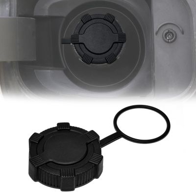 BESTAOO Fuel Filler Cover Tethered 2.29 inch ID, Capless Gas Cap Dirt, Water & Dust Cover and Fuel Funnel Bundle Compatible With Ford Bronco 2021-2025/GMC/Chevrolet/Buick/Cadillac, Black