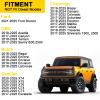 BESTAOO Fuel Filler Cover Tethered 2.29 inch ID, Capless Gas Cap Dirt, Water & Dust Cover and Fuel Funnel Bundle Compatible With Ford Bronco 2021-2025/GMC/Chevrolet/Buick/Cadillac, Black view 2