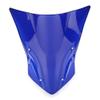 Blue ABS Double Bubble Wind Deflector Motorcycle Windscreen Fairings Windshield For Kawasaki Z900 2017 2018 2019 17 18 19 view 2