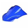 Blue ABS Double Bubble Wind Deflector Motorcycle Windscreen Fairings Windshield For Kawasaki Z900 2017 2018 2019 17 18 19 view 3