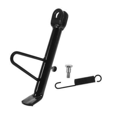 PRETYZOOM Motorcycle Tripod Stand Foot Pegs Kickstand for Mini Bike Scooter Electric Motorbike Non-slip Foot Support Robust Metal Construction