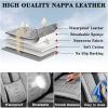 Cscevt Leather Seat Covers for KIA NIRO Plug-in Hybrid 2018-2025,Premium Car Seat Covers Front Set,Waterproof Car Seat Protectors with Airbag,Comfort Car Interior Cover Seats for Cars(Black+Grey) view 4