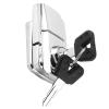Motorcycle Trunk Lock, Iron Motorcycle Rear Trunk Lock Anti Theft with 2 Keys, Modification Accessories Fit for Big Sheep Replacement, Motorcycle Modification Parts view 1