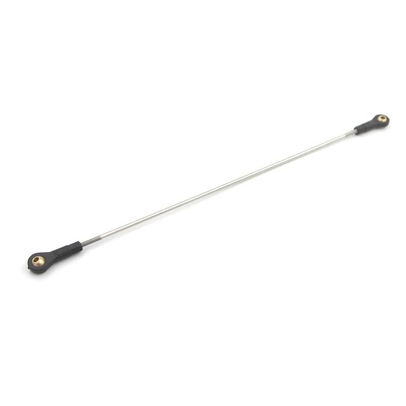 M2 Ball Joint Clamp Link Rod Combination for Model DIY, Steering Transmission Link Rod Assembly, with Double End Ball Joints(M2*L250mm)