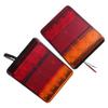 LIFKOME 2pcs Led Tail Lights Stop Brake Light Indicator Lamp for Trailer Rv Lorry Tractor Easy Install view 1