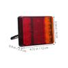 LIFKOME 2pcs Led Tail Lights Stop Brake Light Indicator Lamp for Trailer Rv Lorry Tractor Easy Install view 2