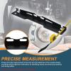 Shkalacar Wheel Alignment Plates Toe Alignment Tool Plates Heavy Duty Stainless Steel Automotive Alignment Kit with Hanging Holes for Easy Wall Mounted Storage (Silver) view 4