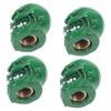 GOOHOCHY 4pcs Valve Cover Air Valve Caps for Car Tires Tire Caps Skull Design Decorative Stem view 1