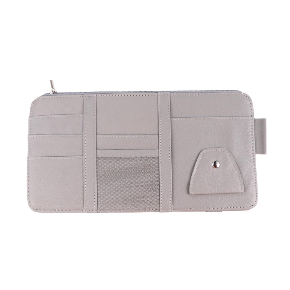 HOLIDYOYO Car Accessory Visor Sunglass Clip Storage Bag for Visor Storage Container