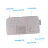 HOLIDYOYO Car Accessory Visor Sunglass Clip Storage Bag for Visor Storage Container view 4