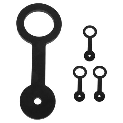 PRETYZOOM 4Pcs Shower Door Latch Strap Durable Silicone Holder for Camper Bathroom Doors Easy Install Travel Trailer Accessory Secure Shower Doors with Versatile Use