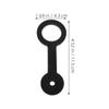 PRETYZOOM 4Pcs Shower Door Latch Strap Durable Silicone Holder for Camper Bathroom Doors Easy Install Travel Trailer Accessory Secure Shower Doors with Versatile Use view 2