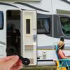 PRETYZOOM 4Pcs Shower Door Latch Strap Durable Silicone Holder for Camper Bathroom Doors Easy Install Travel Trailer Accessory Secure Shower Doors with Versatile Use view 4