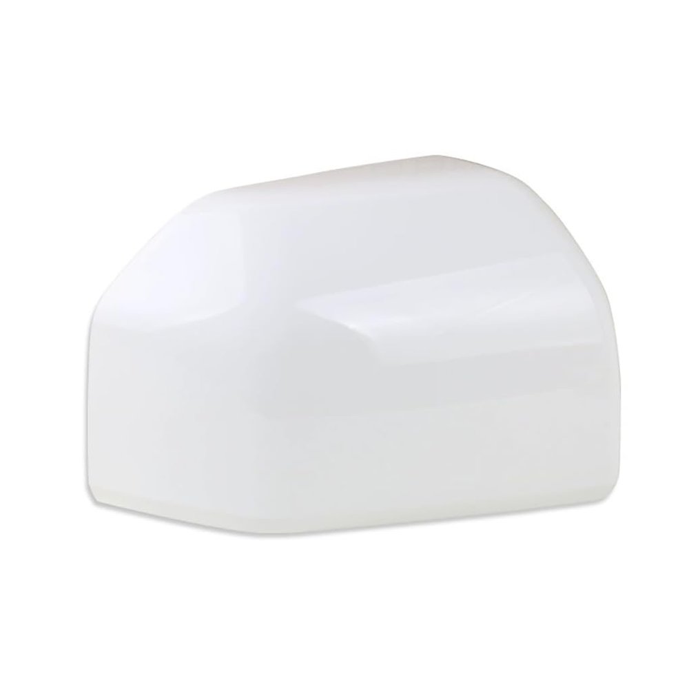 Right Passager Side Direct Mirror Cap Cover Replacement Compatible With 2015-2020 Ford F150 US Model Rearview Mirror Cover (White Right)