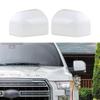Right Passager Side Direct Mirror Cap Cover Replacement Compatible With 2015-2020 Ford F150 US Model Rearview Mirror Cover (White Right) view 2